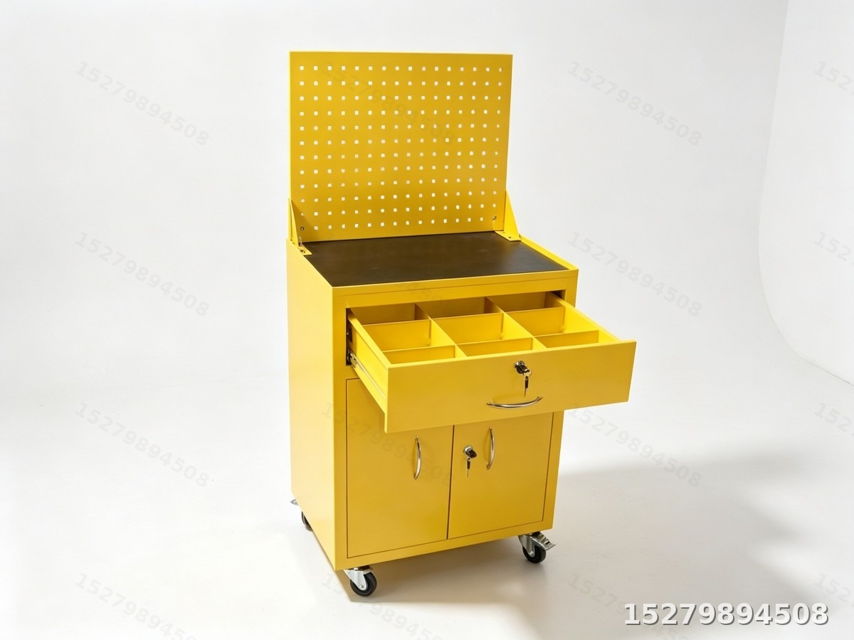 毕节黄色洞洞板工具车